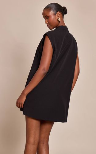 Black Robe Gilet Cintrée Tissée | Taille 32 - PrettyLittleThing - Modalova