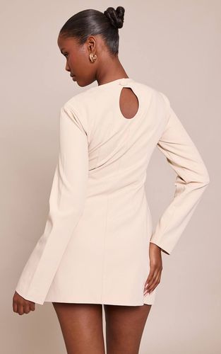 Stone Robe Courte Tissée À Manches Longues | Taille 32 - PrettyLittleThing - Modalova