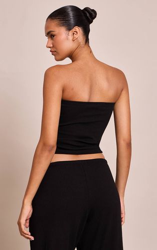 Black Haut Bandeau Anthracite | Taille 44 - PrettyLittleThing - Modalova