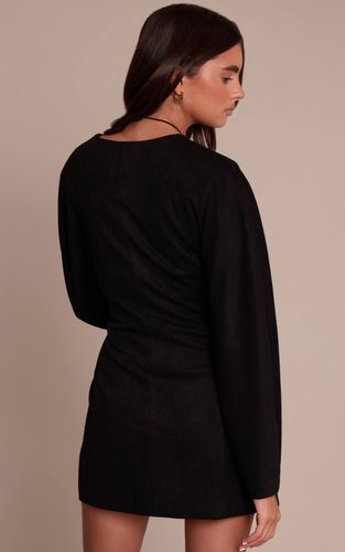 Black Robe Blazer À Manches Cocon En Synthétique | Taille 42 - PrettyLittleThing - Modalova