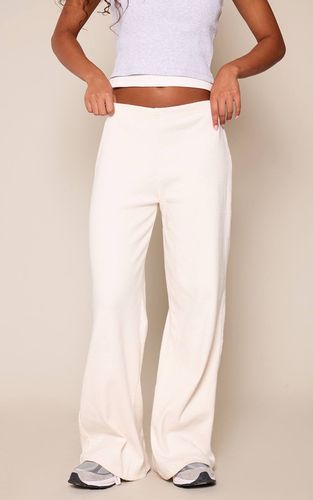 Cream Pantalon Côtelé Épais Brossé Ample | Taille 42 - PrettyLittleThing - Modalova