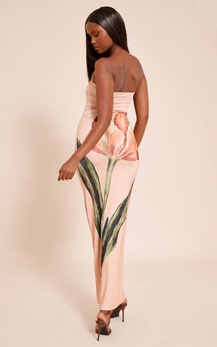 Stone Robe Maxi Bandeau À Imprimé Fleuri | Taille 34 - PrettyLittleThing - Modalova