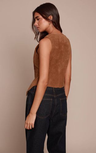 Gilet Asymétrique En Synthétique Avec Détail De Boutons | Taille 42 - PrettyLittleThing - Modalova