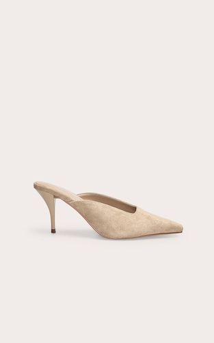 Mules À Bout Carré Ciselé En Poil De Poney | Taille 38 - PrettyLittleThing - Modalova