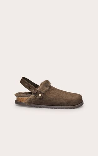 Khaki Mules En Synthétique Doublées De Synthétique | Taille 38 - PrettyLittleThing - Modalova