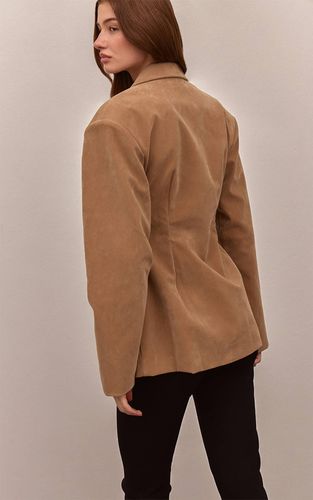 Blazer En Synthétique Avec Taille Cintrée | Taille 42 - PrettyLittleThing - Modalova