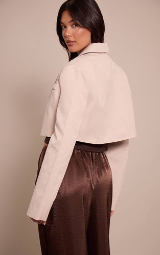 Stone Blazer Court Ajusté | Taille 42 - PrettyLittleThing - Modalova