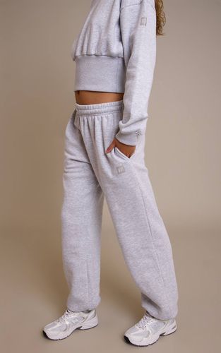 Ash Grey Joggers PLT À Cordon Avec Poignets À Patte | Taille XL - PrettyLittleThing - Modalova