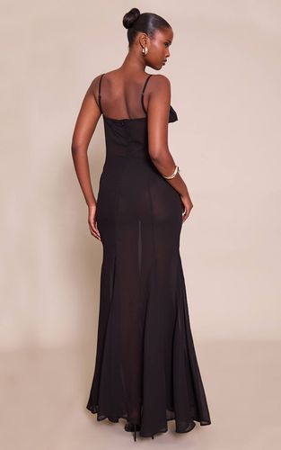 Black Robe Maxi Transparente | Taille 42 - PrettyLittleThing - Modalova