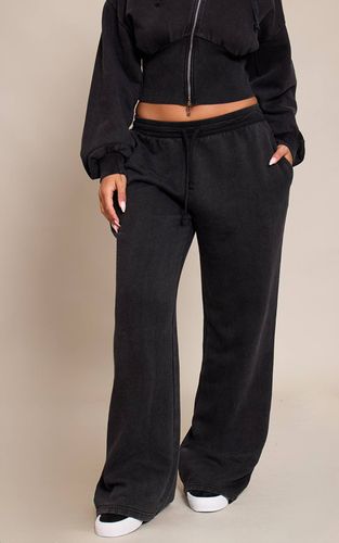 Black Jogging Shape Droit Effet Délavé À Nouer Devant | Taille 42 - PrettyLittleThing - Modalova