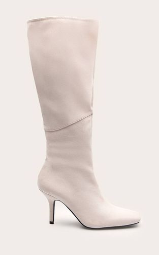 Botte Haute En Daim À Talon | Taille 38 - PrettyLittleThing - Modalova