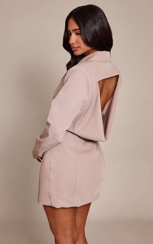 Robe Blazer Drapée Dos Ouvert Petite Taille | Taille 30 - PrettyLittleThing - Modalova
