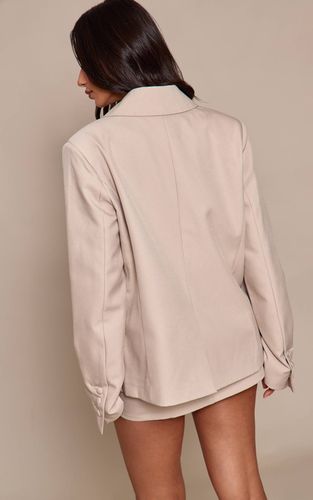Stone Blazer Oversize Ajusté Petite | Taille 42 - PrettyLittleThing - Modalova