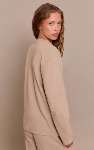 Sweat-shirt Côtelé Brossé À Manches Longues | Taille 32 - PrettyLittleThing - Modalova
