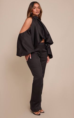 Black Pantalon Droit Ajusté Shape Ensemble Coordonné | Taille 36 - PrettyLittleThing - Modalova