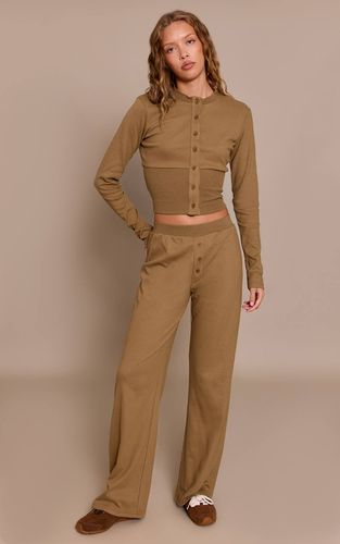 Pantalon Large Super Doux Ensemble Coordonné | Taille 42 - PrettyLittleThing - Modalova