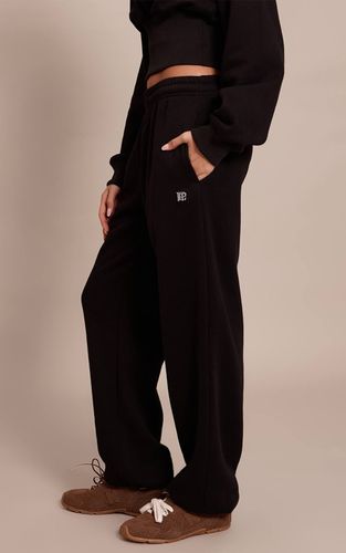 Black Joggers PLT À Cordon Avec Poignets À Patte | Taille XS - PrettyLittleThing - Modalova