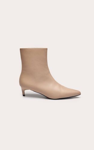 Bottines À Bout Pointu En Synthétiquecuir Avec Talon Aiguille Bas | Taille 38 - PrettyLittleThing - Modalova