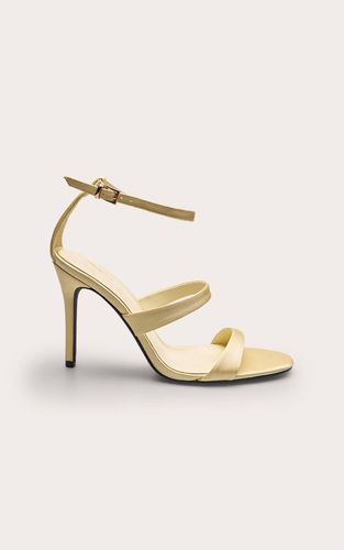 Lemon Sandale À Talon Haut En Satin À Double Bride | Taille 41 - PrettyLittleThing - Modalova