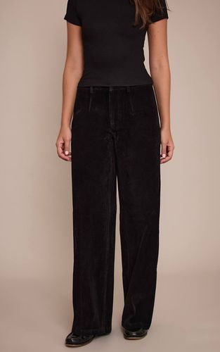 Black Pantalon Droit En Synthétique | Taille 42 - PrettyLittleThing - Modalova