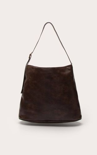 Brown Sac Cabas À Sangle Boucle En Synthétique Vieilli - PrettyLittleThing - Modalova