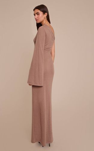 Robe Maxi Asymétrique En Jersey Texturé | Taille 42 - PrettyLittleThing - Modalova