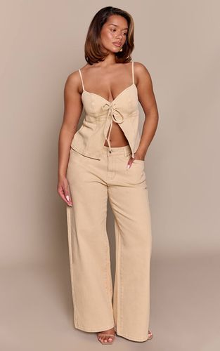 Stone Jean Droit Sculptant | Taille 46 - PrettyLittleThing - Modalova