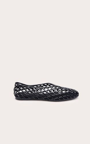 Black Ballerine En Gelée Tressée À Bout Pointu | Taille 40 - PrettyLittleThing - Modalova