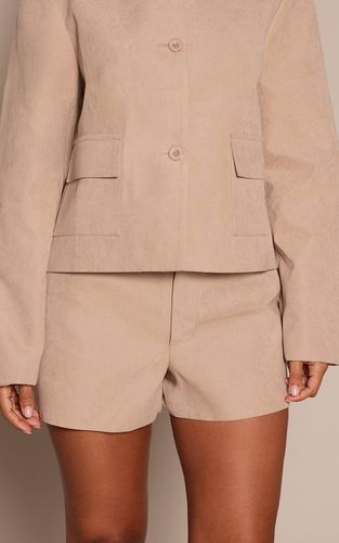 Short Tailleur Peau De Pêche Petite | Taille 34 - PrettyLittleThing - Modalova