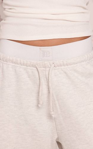 Ash Grey Jogging Jambe Droite À Taille Élastique Style Boxer | Taille XS - PrettyLittleThing - Modalova