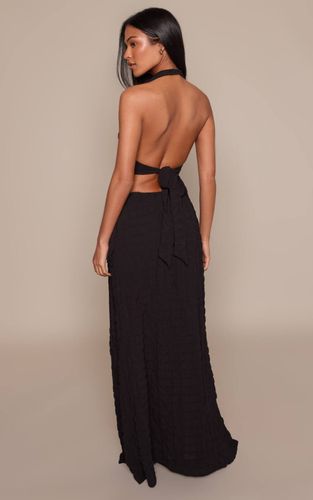 Black Ensemble Coordonné Jupe Longue Texturée À Bulles Tall | Taille 36 - PrettyLittleThing - Modalova