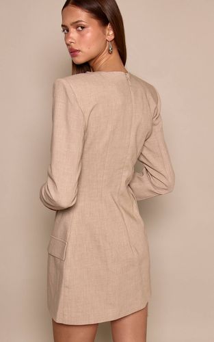 Stone Robe Blazer Plt Label Ajustée À Découpe Asymétrique | Taille 42 - PrettyLittleThing - Modalova