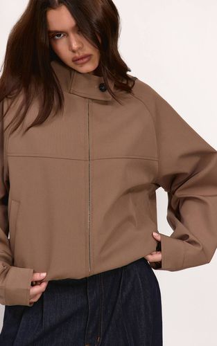 Brown Veste Bomber Ajustée | Taille Small - PrettyLittleThing - Modalova