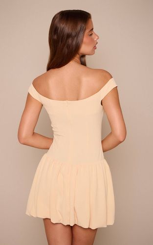 Lemon Robe Bouffante À Encolure Bardot | Taille 42 - PrettyLittleThing - Modalova