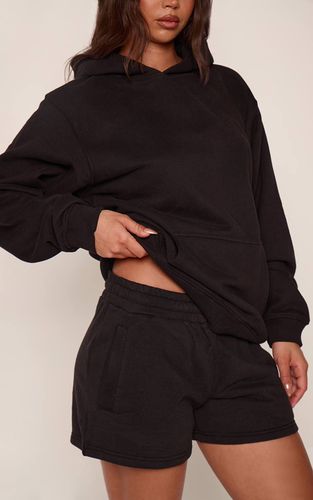Black Short Molleton Coton | Taille XS - PrettyLittleThing - Modalova