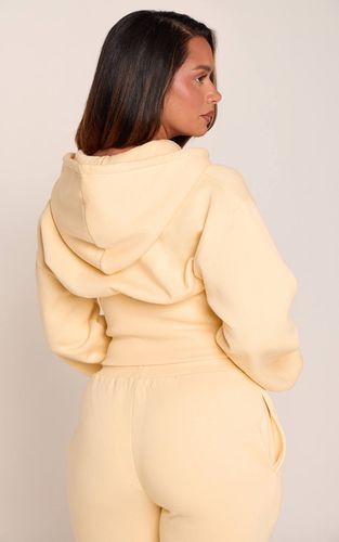 Butter Yellow Sweat À Casynthétiqueche Shape Taille Cintrée Avec Fermeture Éclair | Taille 36 - PrettyLittleThing - Modalova