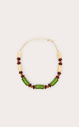 Multi Collier À Perles Volumineuses Crème Olive - PrettyLittleThing - Modalova