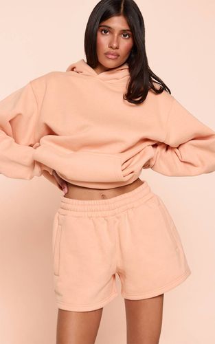 Peach Short Molleton Coton | Taille XS - PrettyLittleThing - Modalova