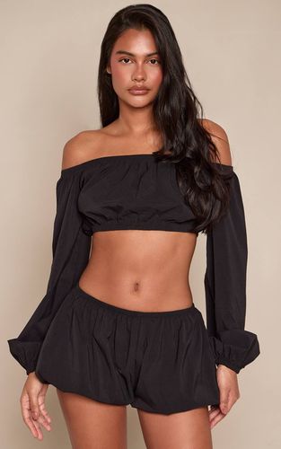 Black Ensemble Coordonné Short Bouffant Tissé | Taille 42 - PrettyLittleThing - Modalova