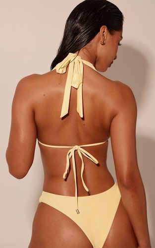 Lemon Haut De Bikini Triangle Avec Anneau Doré | Taille 42 - PrettyLittleThing - Modalova