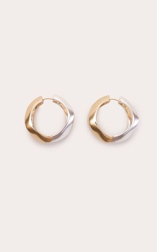 Multi Boucles D'oreilles Statement Angulaires Bicolores - PrettyLittleThing - Modalova