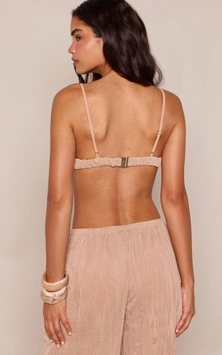 Stone Ensemble Coordonné Bralette Texturée Légère | Taille 42 - PrettyLittleThing - Modalova