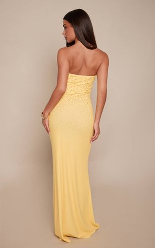 Lemon Robe Maxi Bandeau À Strass Thermocollants | Taille 42 - PrettyLittleThing - Modalova