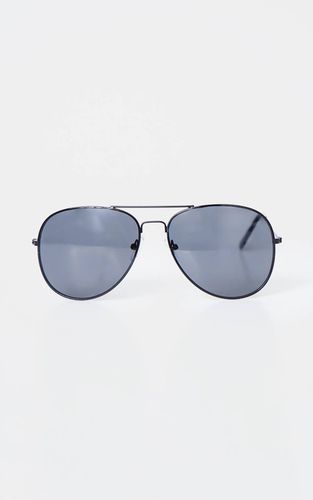 Lunettes De Soleil Aviateur En Métal - PrettyLittleThing - Modalova