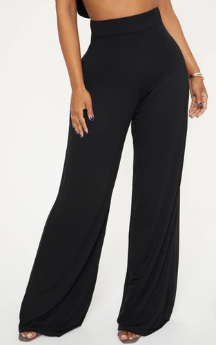 Black Pantalon Large En Jersey Shape | Taille 42 - PrettyLittleThing - Modalova