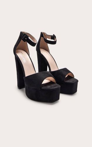 Black Sandale À Plateforme Haute | Taille 41 - PrettyLittleThing - Modalova