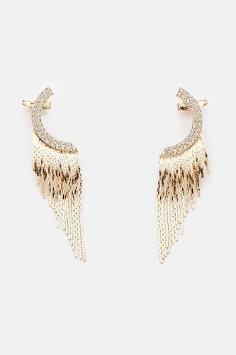 Boucles d'Oreilles Manchettes Goutte Dorée - KarenMillen - Modalova