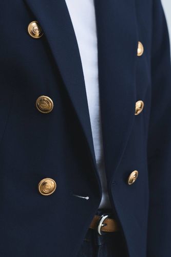 Blazer Militaire Ajusté à Boutons | Taille 14 - KarenMillen - Modalova
