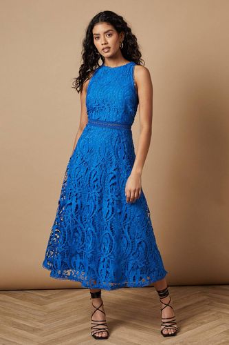 Petite Robe En Dentelle À Col Licou | Taille 42 - Oasis - Modalova