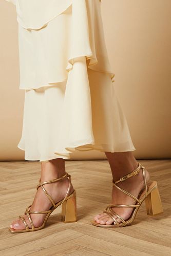 Sandales à Talons Hauts Carrés à Brides Molly en synthétiquecuir | Taille 8 - Oasis - Modalova